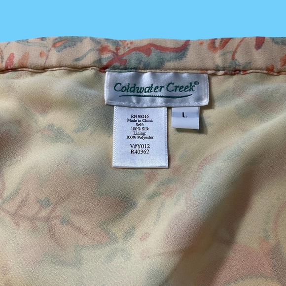 Coldwater Creek Summer skirt size L - Picture 3 of 10